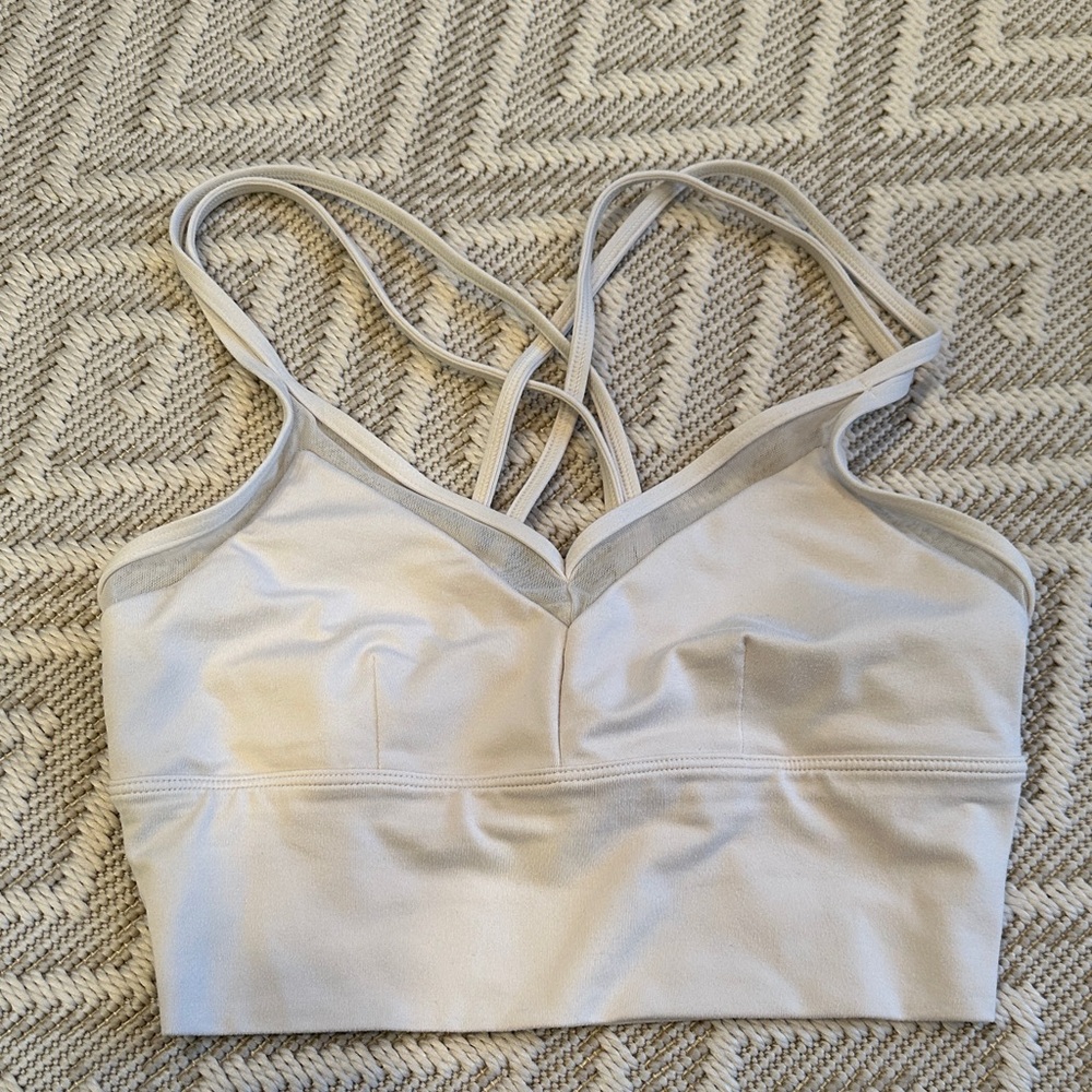 ALO Yoga Sneak Long Bra- in Bone *NWOT